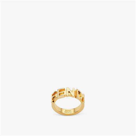 fendi gold band ring|gold fendigraphy ring.